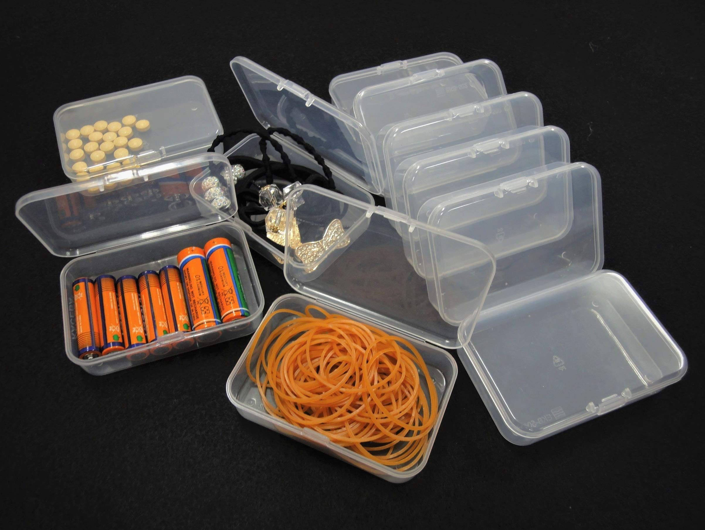 Amazon.co.jp: 【ぴぴっと】 収納ケース 小 白色 半透明 部品