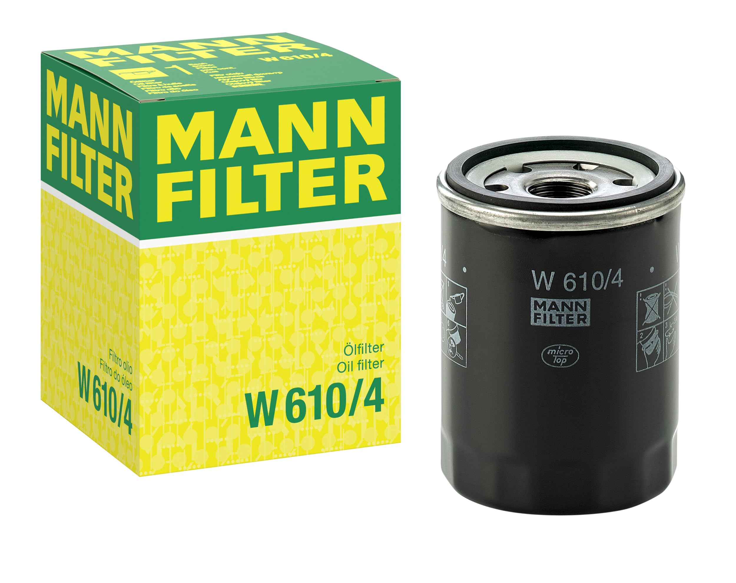 W 610/4 Oil Filter Â For Passenger Cars And Utility Vehicles 4011558738501