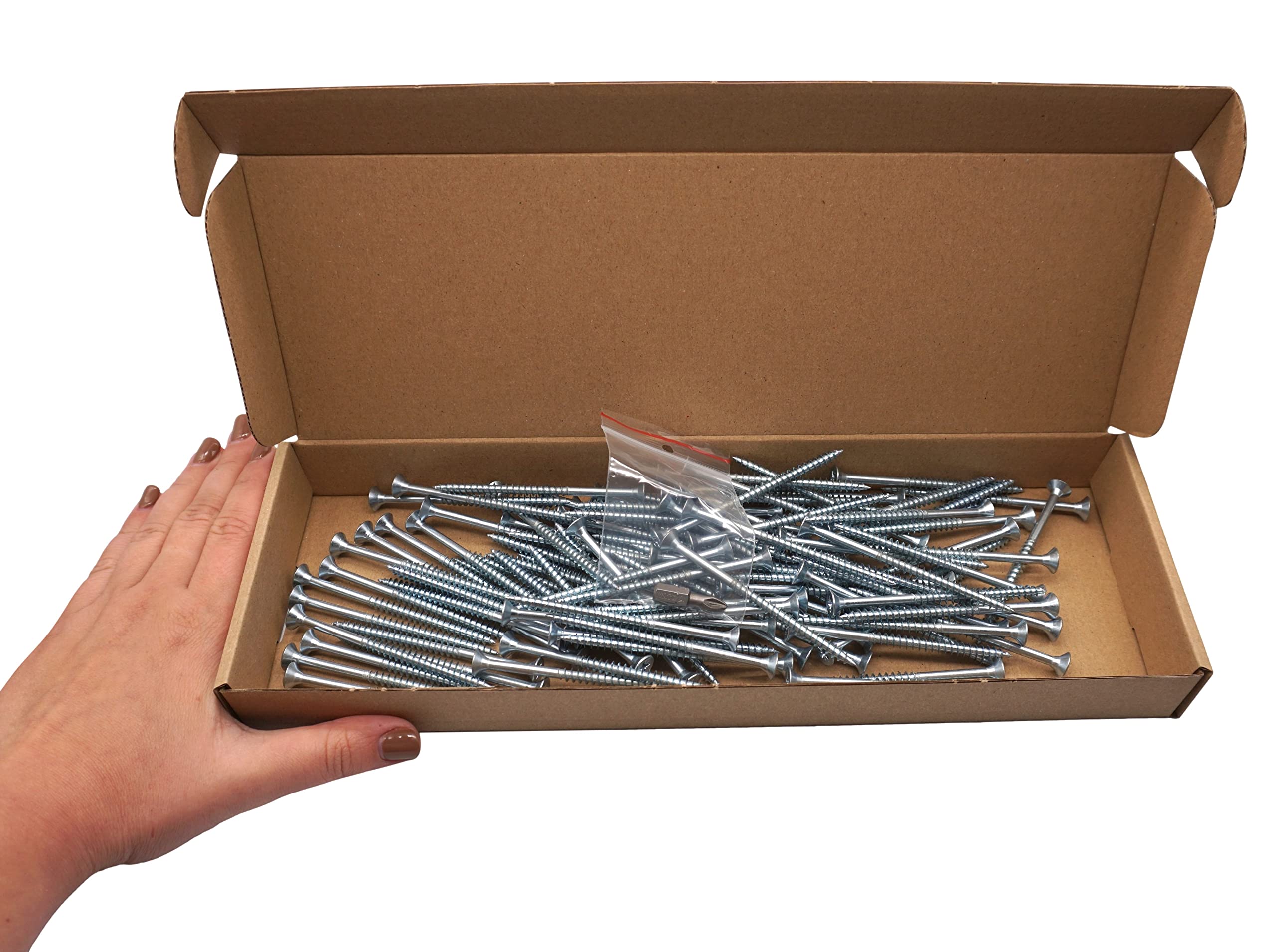 Viti In Acciaio Zincato 3.5x10 Mm - 100 Pezzi, Testa Wafer, Autofilettanti Per Legno E Cartongesso - Foto 5