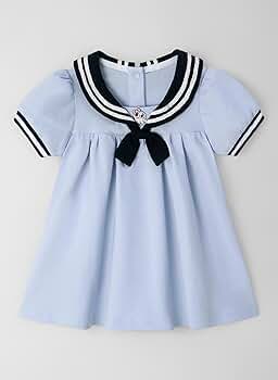 baby Dior セーラー襟 半袖ワンピース Amazon | [Famuka] セーラーワンピース ガールズ 女の子 ベビー