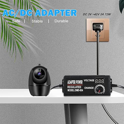 Miniatura 7 de 3V  24V 3A 72W Fuente de alimentación universal Adaptador ajustable 3V 5V 6V 9V 12V 15V 16V 18V 19V 20V 24V Adaptador de alimentación universal