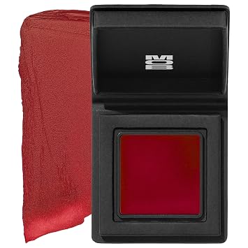 MOB Beauty Cream Clay Blush, Crimson Crush, Buildable Skincare-Infused Long Wearing, Blurring Soft Matte Color for Cheeks in Recyclable Compact, Vegan, Cruelty Free