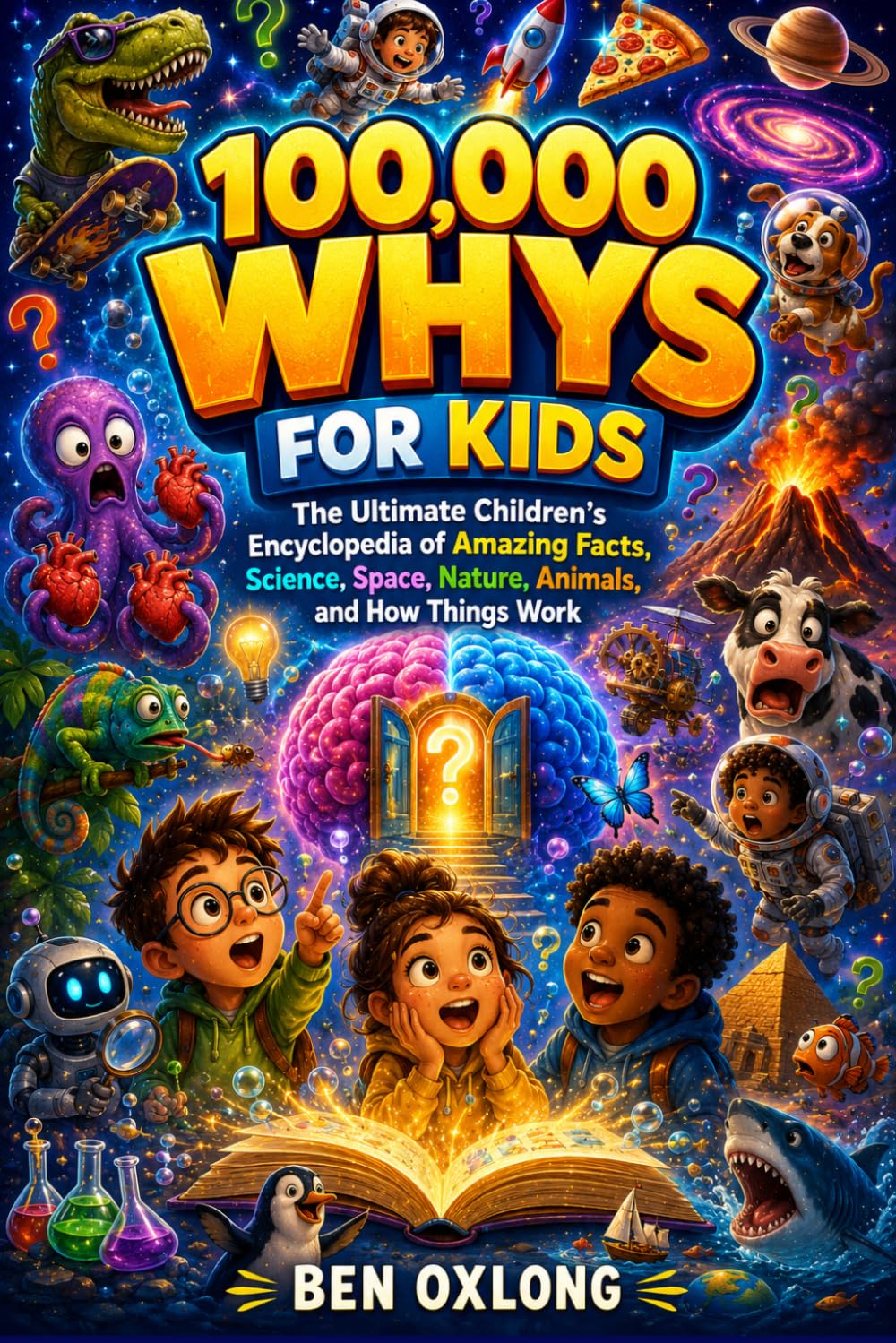 100,000 Whys for Kids: The Ultimate Children’s Encyclopedia of Amazing Facts, Science, Space, Nature, Animals, and How Things Work