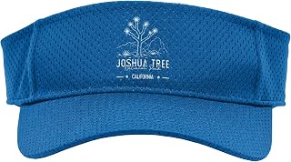 Joshua Tree National Park Camping State of California Sport Sun Visor, Youth, One Size, Royal Blue