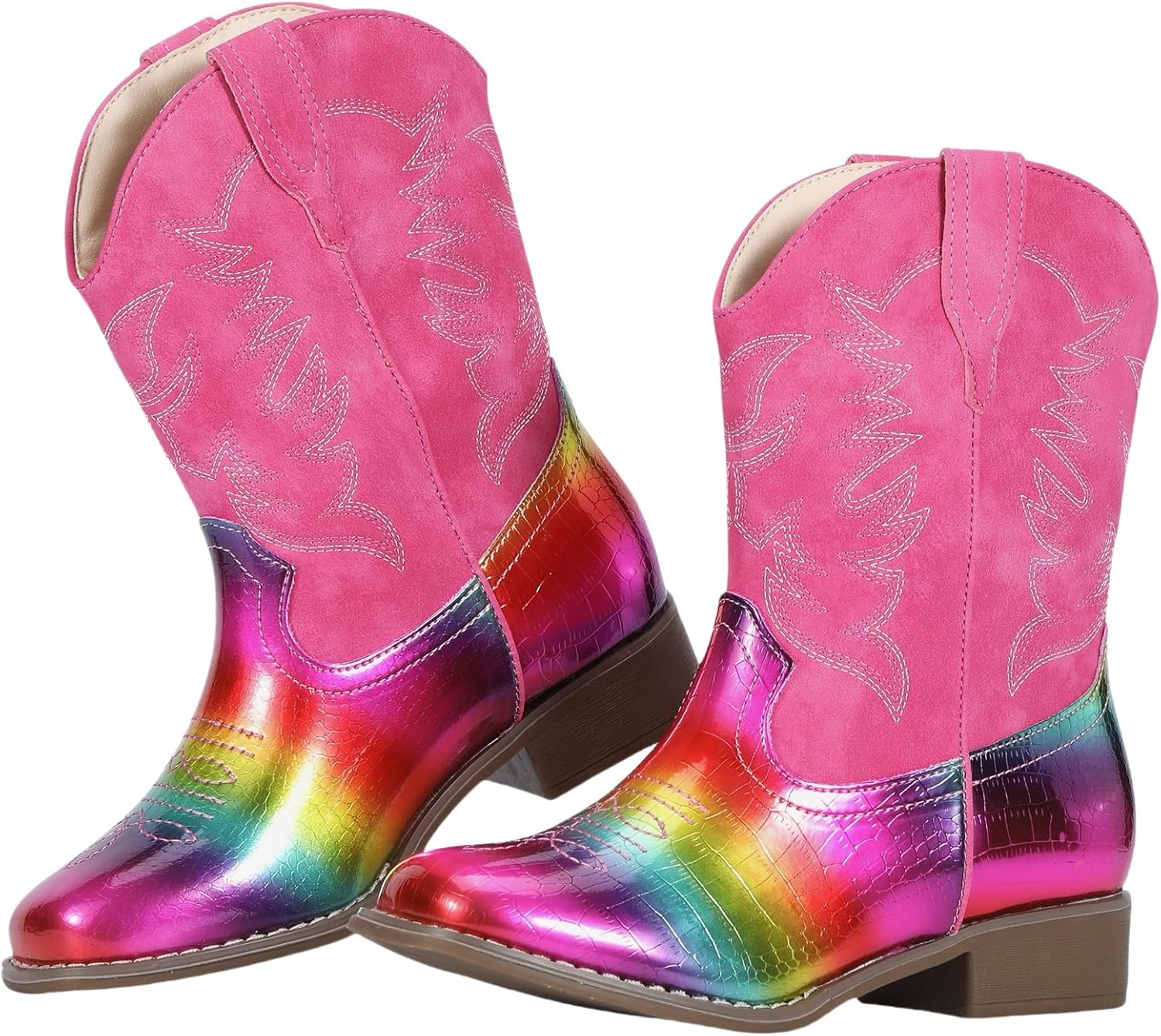 RLW Kids Cowboy Boots - Square Toe Western Style