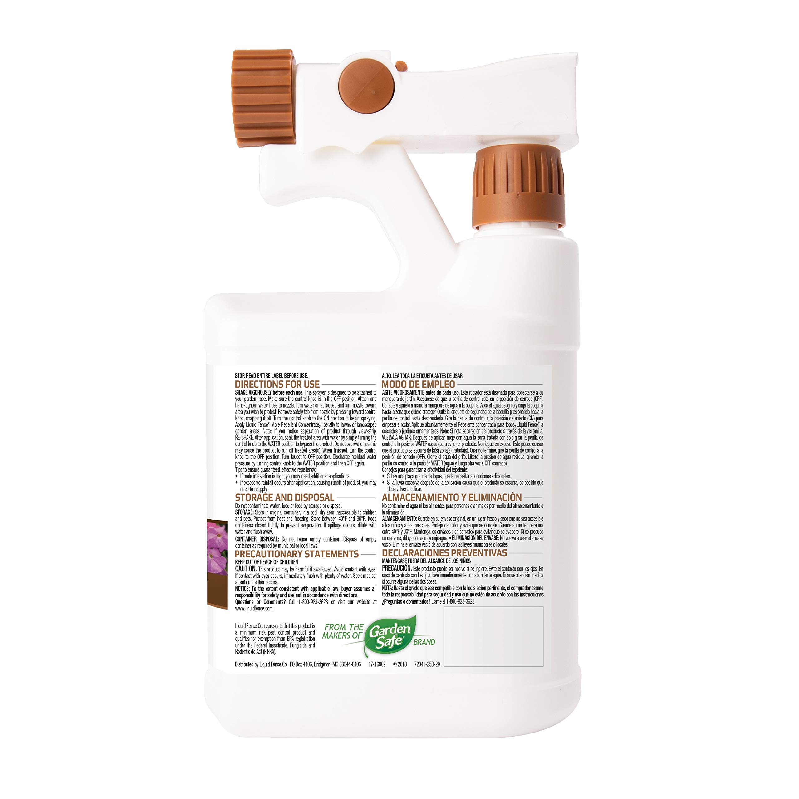 Liquid Fence 81666 HG71666 HG81666 Mole Repellent, 32 oz, 32Ounce