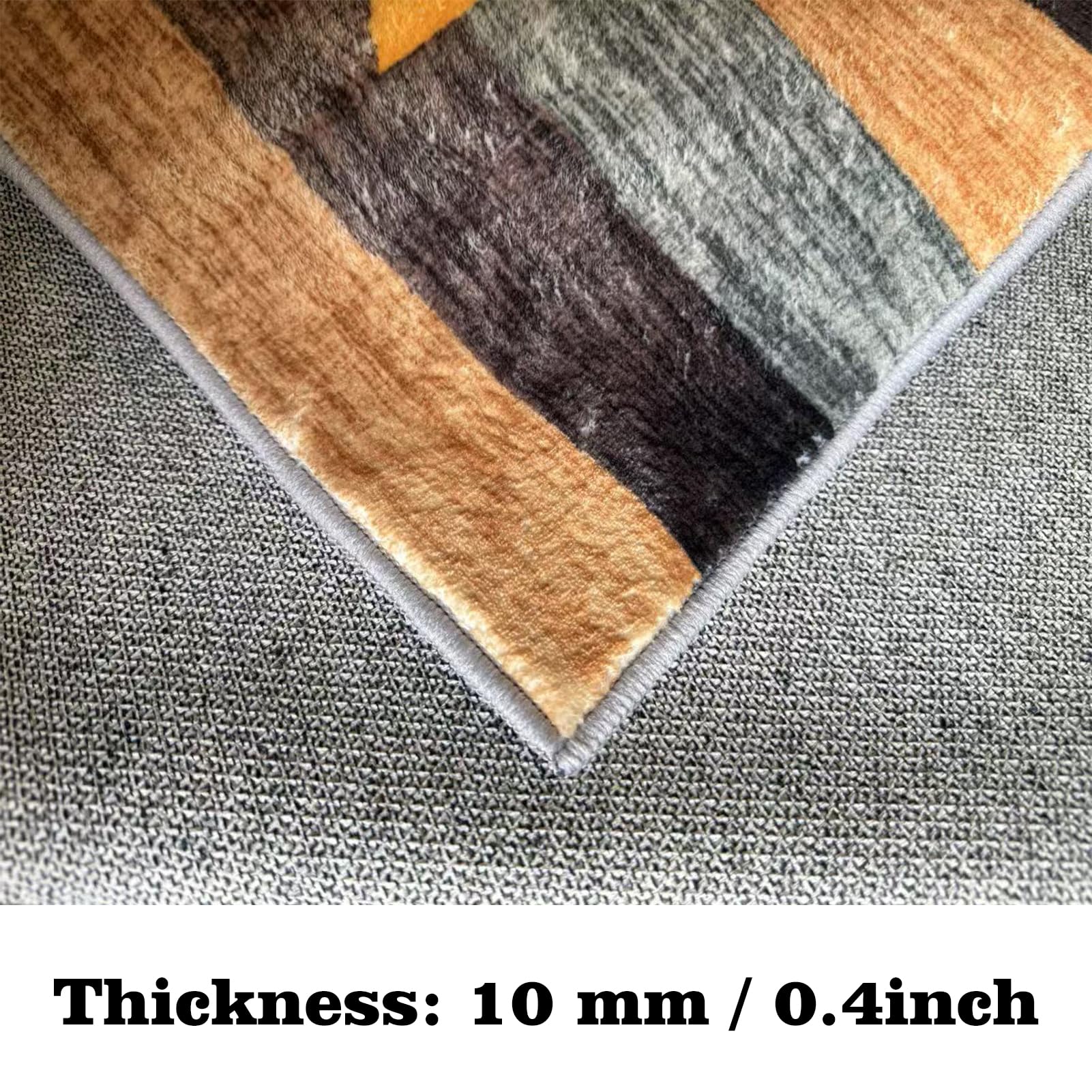 Dywaniki do przedpokoju, kuchni, chodnik, mata antypoślizgowa, z gumowym spodem, 120 x 320 cm, wytrzymała, do wnętrz, nadaje się do prania, chodniki do przedpokoju, niskie runo, długi dywan