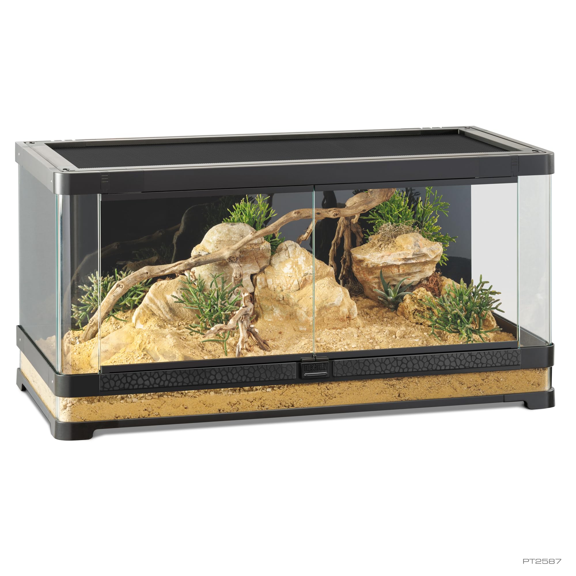 Exo Terra Vista 90 terrarium panoramique en verre haute finition