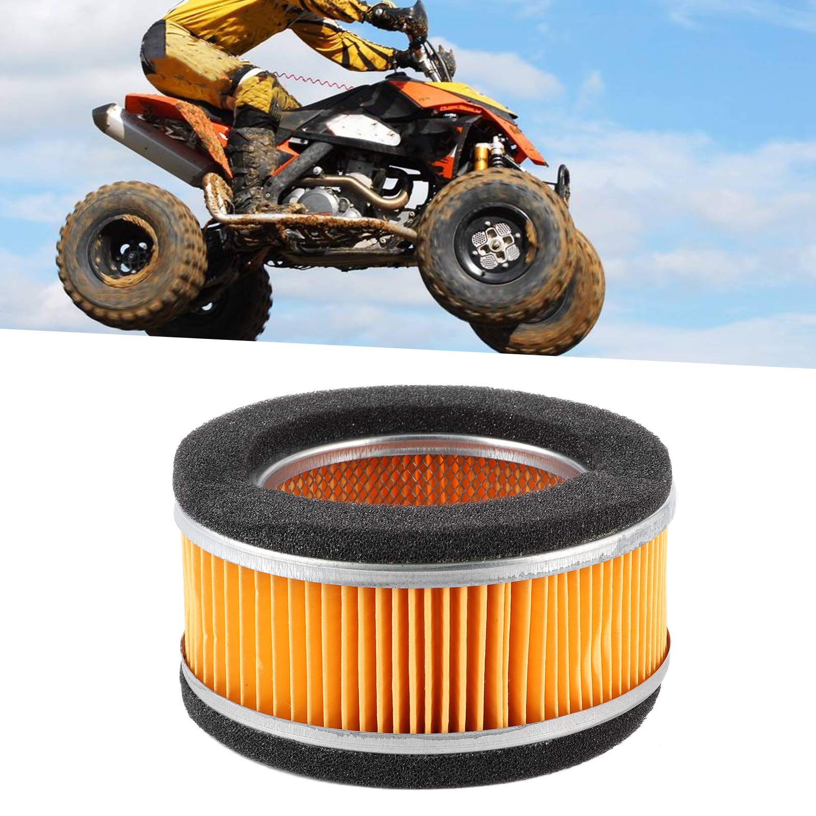 Filtre à Air Moto Universel KIMISS – 50cc 110cc 125cc 140cc 150cc 160cc, Double Couche Mousse, Lavable, Plus De Puissance