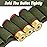 Tyseam 60 Round Adjustable Shotgun Shell Bandolier with Quick Release Buckle, 12/20 Gauge Shotgun Shell Holder Holds 60 Shotgun Shells for Hunting (ArmyGreen)