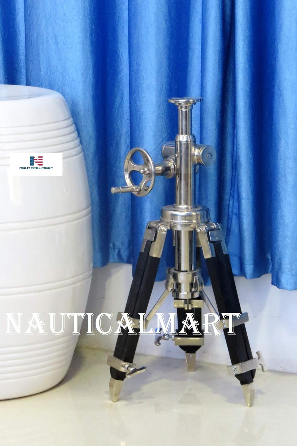 Royal Marine Tripod Table LAMP Lustrous Finish