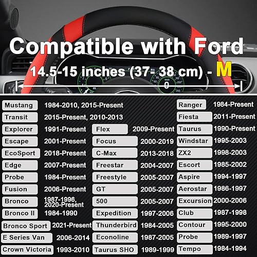Miniatura 51 de West Llama - Funda para volante de automóvil (negro y morado)