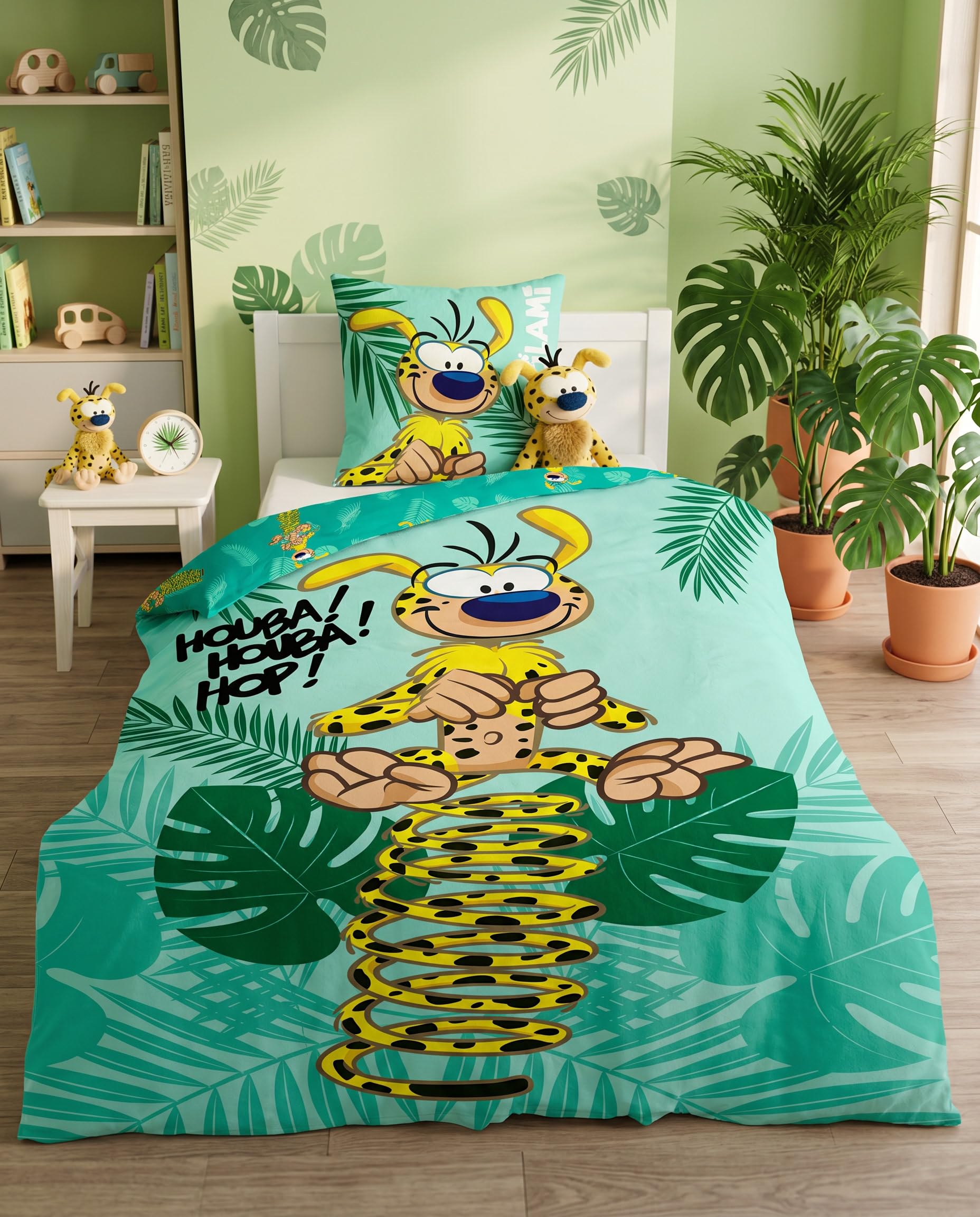 Regalo de funda nórdica Marsupilami para camas infantiles de 90