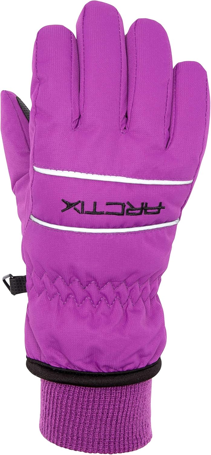 Arctix Kids Whiteout Insulated Ski Gloves Amethyst X-Large