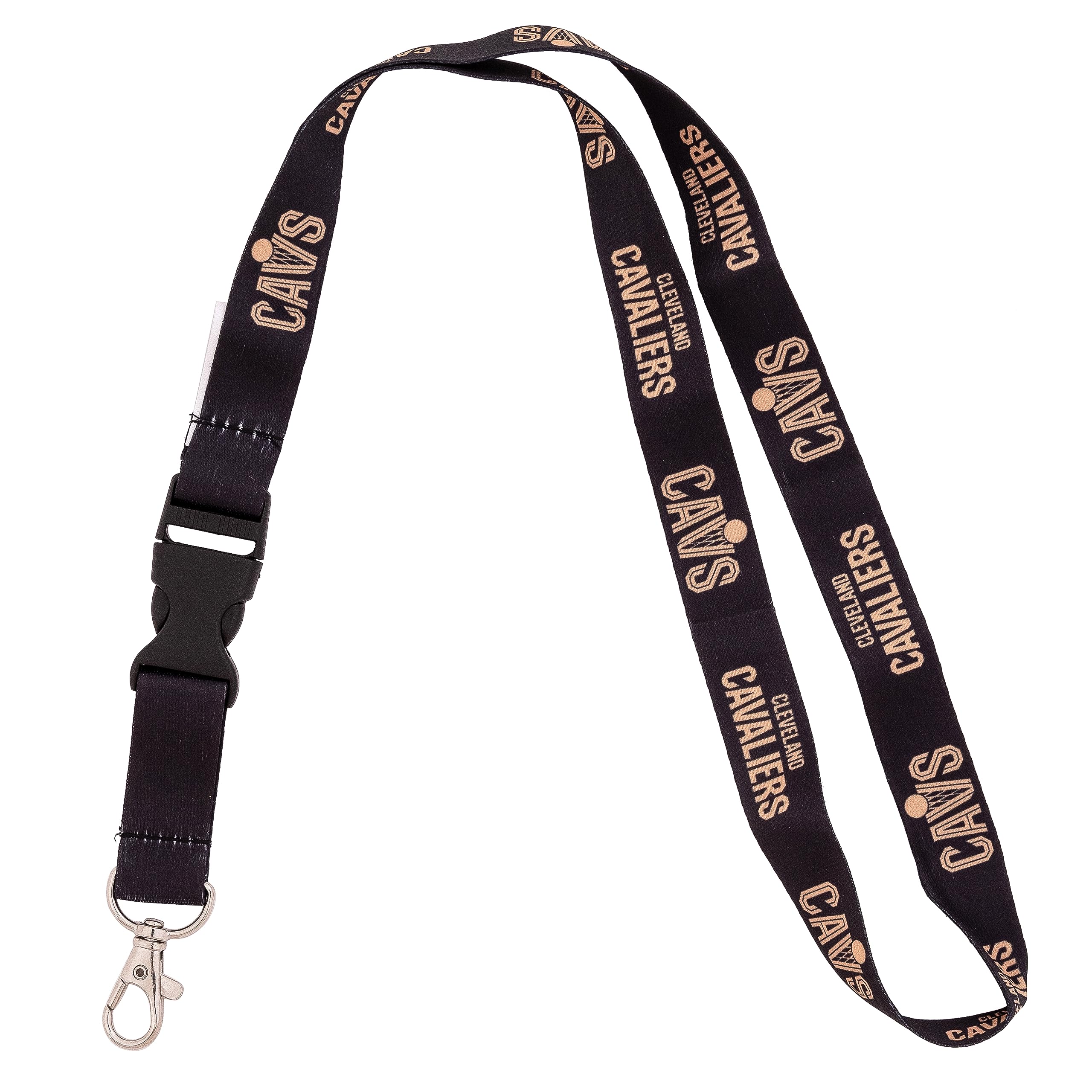 Desert Cactus Cleveland Cavaliers Lanyard Keychain Detachable NBA Breakaway Snap Buckle National Basketball Association Car Keys ID Badge Holder (Lanyard B)