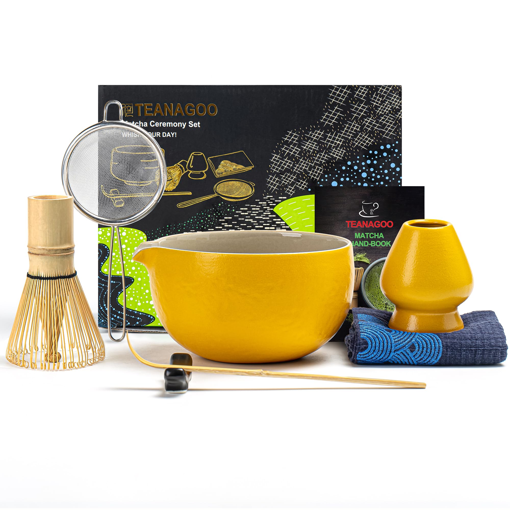 Japanisches Matcha Set 7-teilig - Komplett-Set Für Traditionelle Teezeremonie