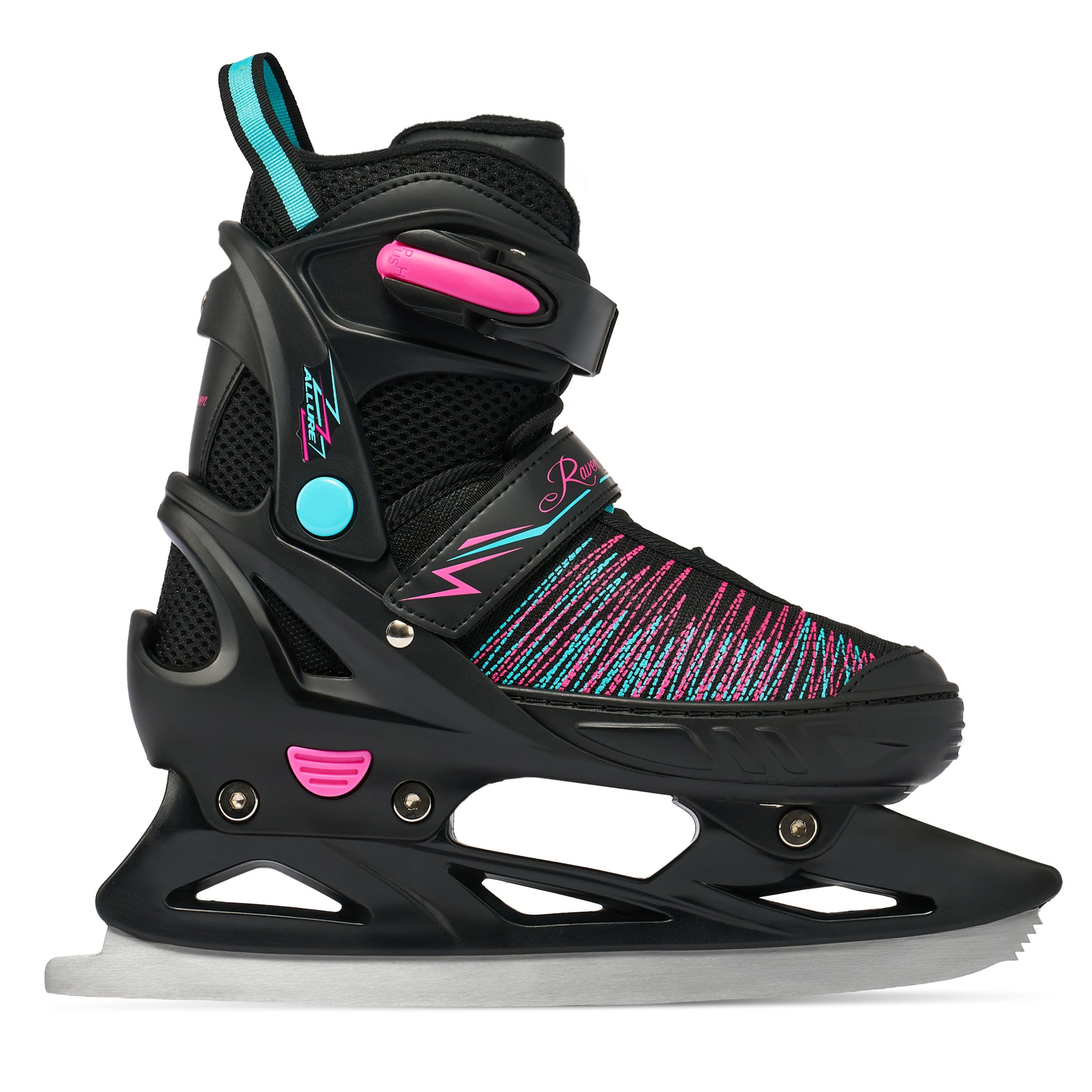 RAVEN 2in1 Pattini da ghiaccio Pattini in linea Inline Skates per bambini, adulti, ragazze e donne regolabili