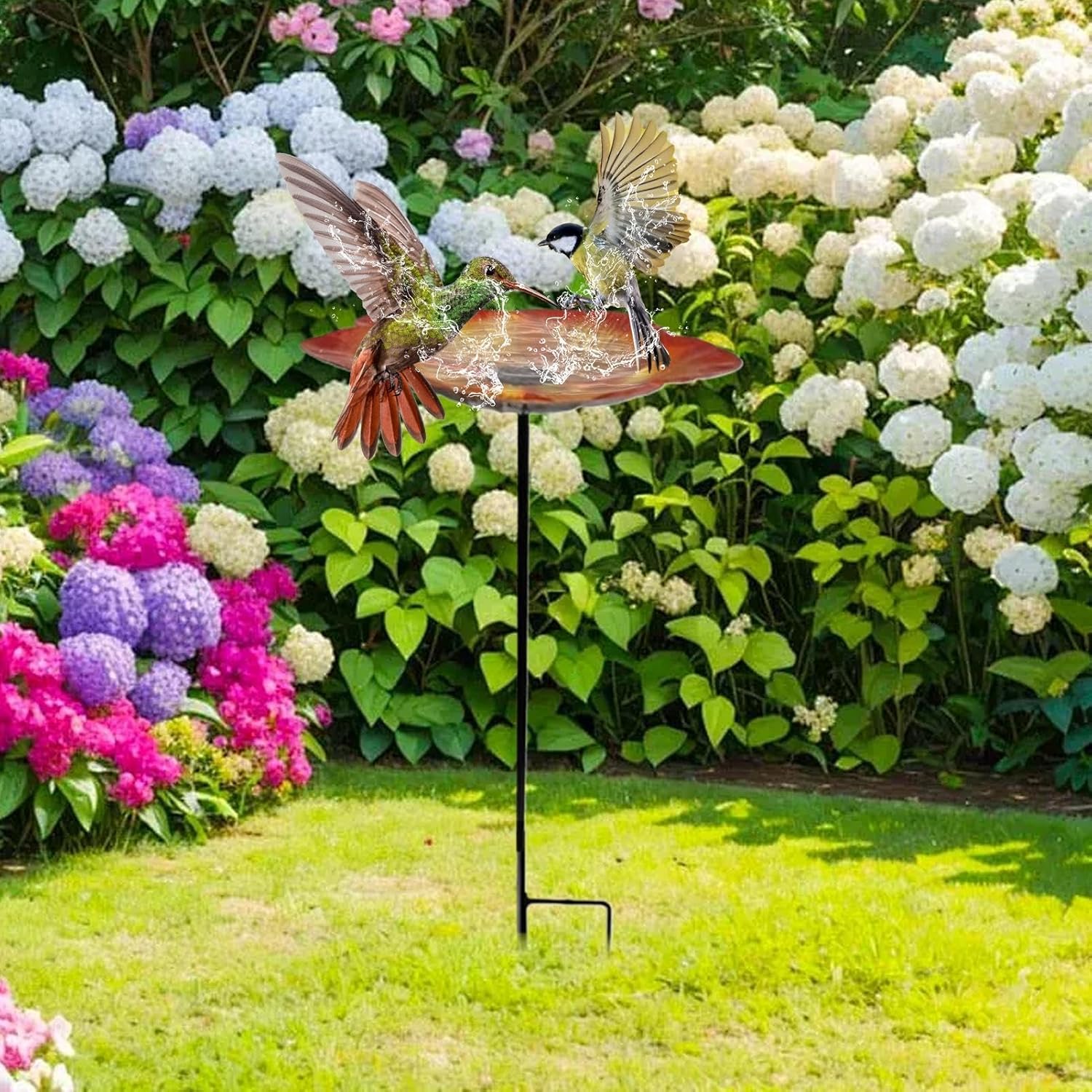 Bee Baths for Garden | Water Feeder Outdoor Decor - Butterfly Water Feeder Garden Bee Bath - for Backyard Patio Yard House Gardeners Beekeepers Nature Lovers