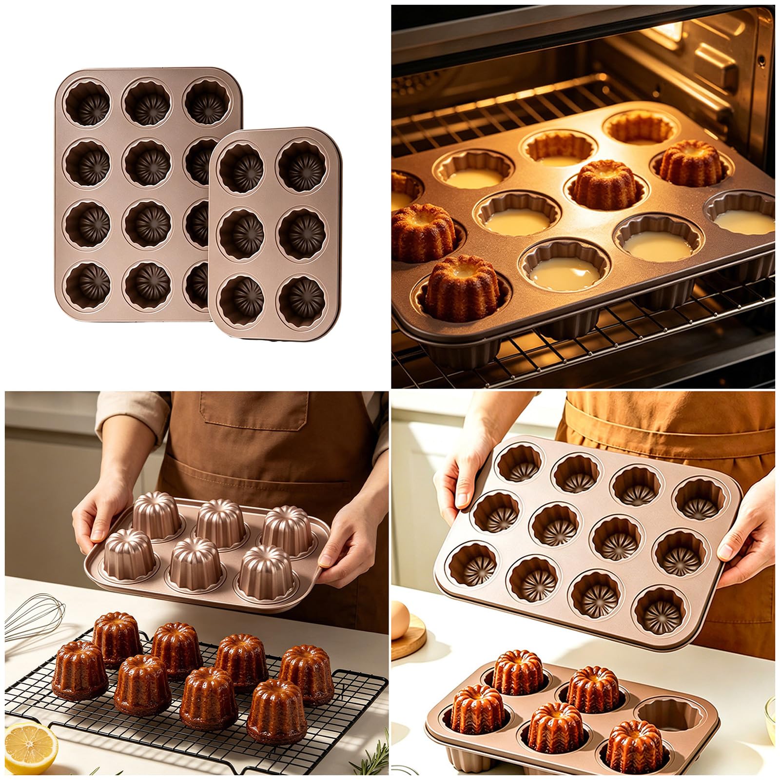 Praktische Antihaft-Kuchenform aus Karbonstahl, für Hobby-Bäcker, Kochgeschirr
