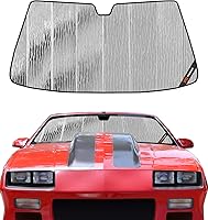 Vista 15 de Parasol para parabrisas para Chevrolet Camaro 1967-1969, 2 puertas, techo rígido, ajuste personalizado, parasol para ventana delantera, protección