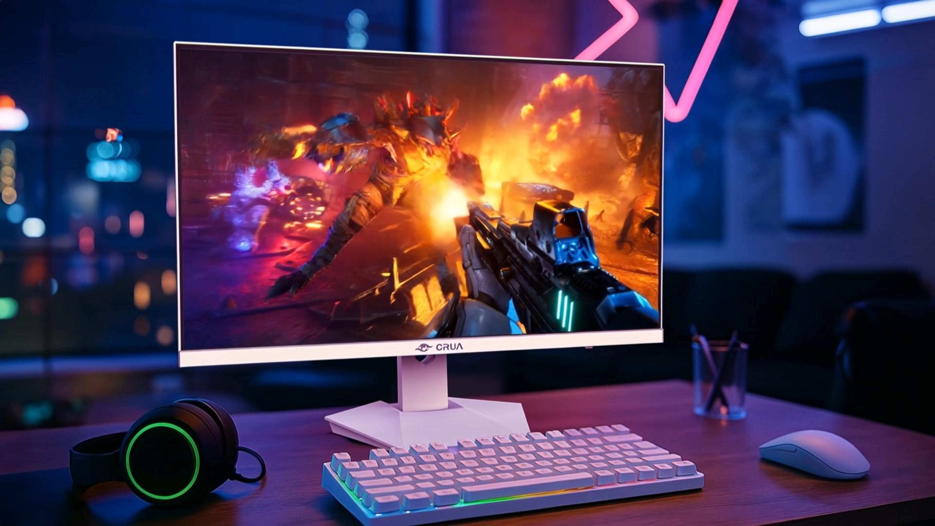 Amazon.co.jp: CRUA ゲーミングモニター 27インチ 240Hz WQHD