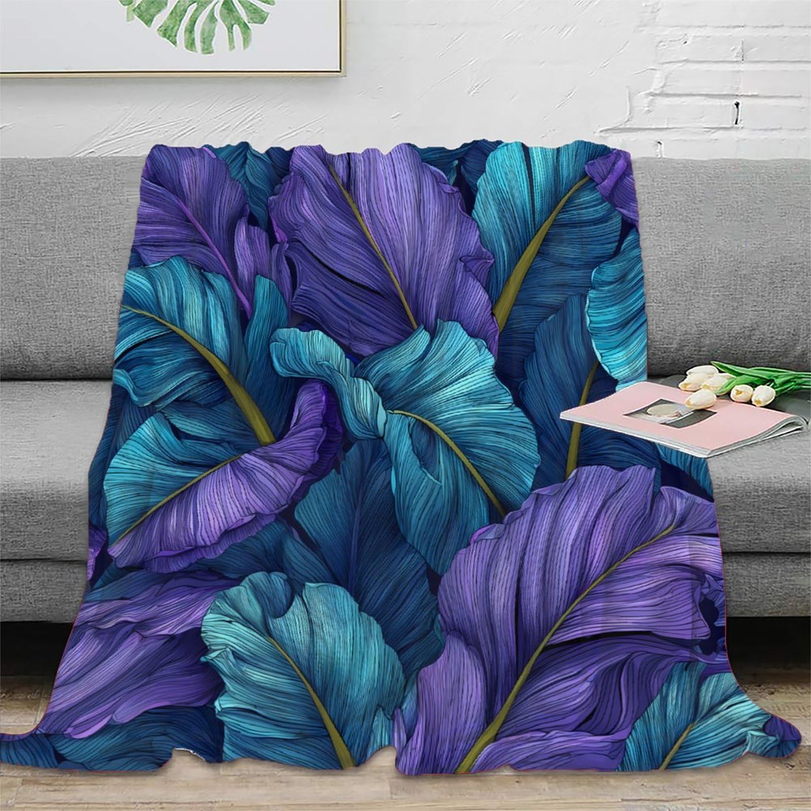 Couverture microfibre infroissable 150x200cm contre le linge froissé