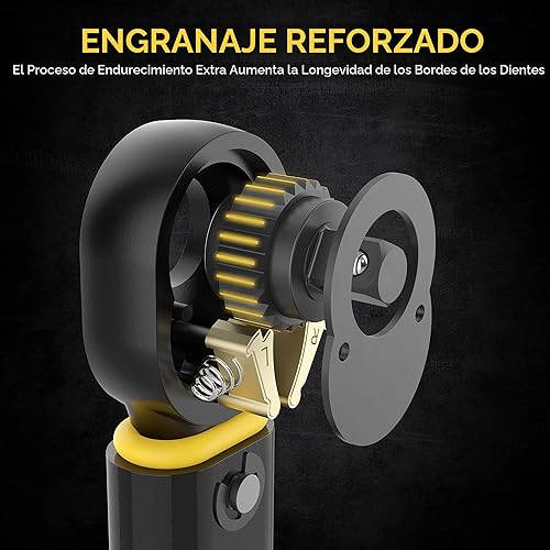 Miniatura 3 de LEXIVON Llave dinamométrica de libra de pulgada con accionamiento de 1/4 pulgadas 20~200 in-lb/2.26~22.6 Nm (LX-181)