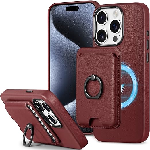 SURAZO Slim magnetische telefoonhoes voor Apple iPhone 15 Pro SURAZO Slim magnetische telefoonhoes voor Apple iPhone 15 Pro
