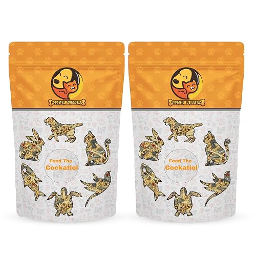 Foodie Puppies Bird Food for Cockatiels - (2kg, Pouch) | Natural and Healthy Premium Mix Seeds, Kangni, Yellow Proso, Browntop, Sunflower, Oats, Pearls | Daily Birds Food Seeds for All Life Stages