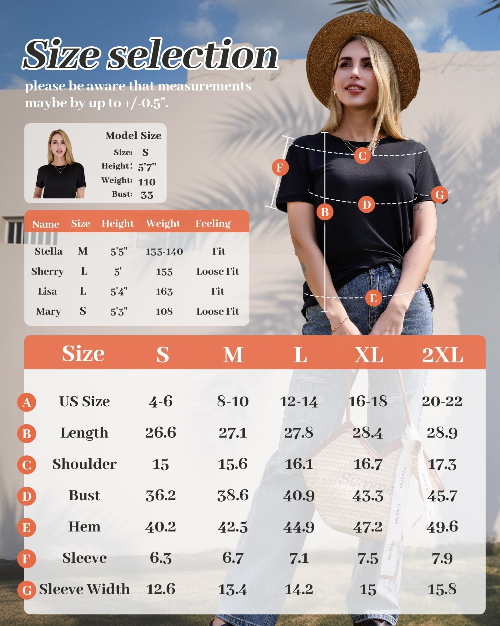 GAYHAY 3 Pack Womens T-Shirts - Short Sleeve Spring Summer Tops Crew Neck Trendy Casual Work Soft Basic Tees for Ladies 2025