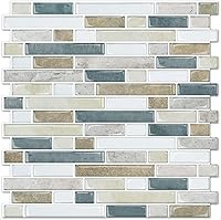 Vista 31 de STICKGOO 10 láminas de azulejos para despegar y pegar para cocina, azulejos autoadhesivos decorativos