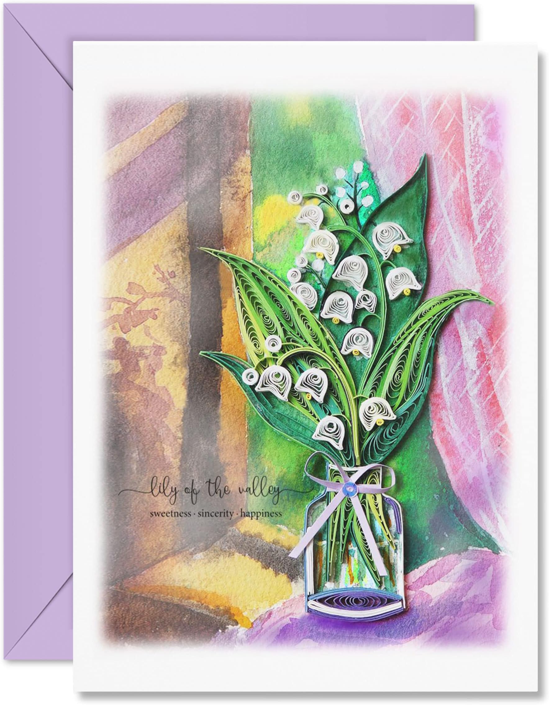Lily Flower Card