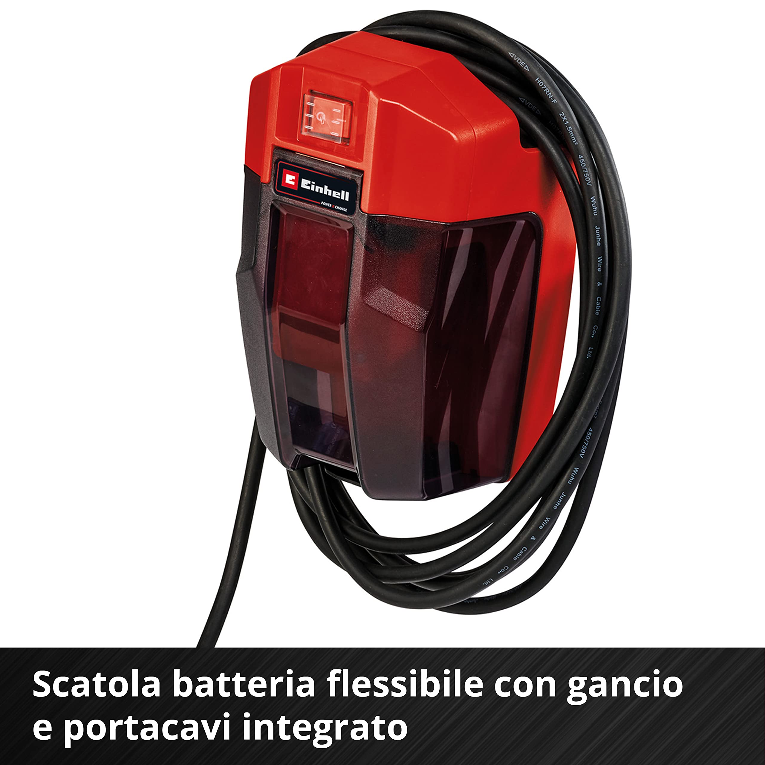 Einhell GE-SP 18 Li - Solo Pompa per acque chiare a batteria Power X-Change (18V,Prevalenza 8 m, portata 5000 L/h, profondità max immersione 4 m, senza batteria e caricabatteria)