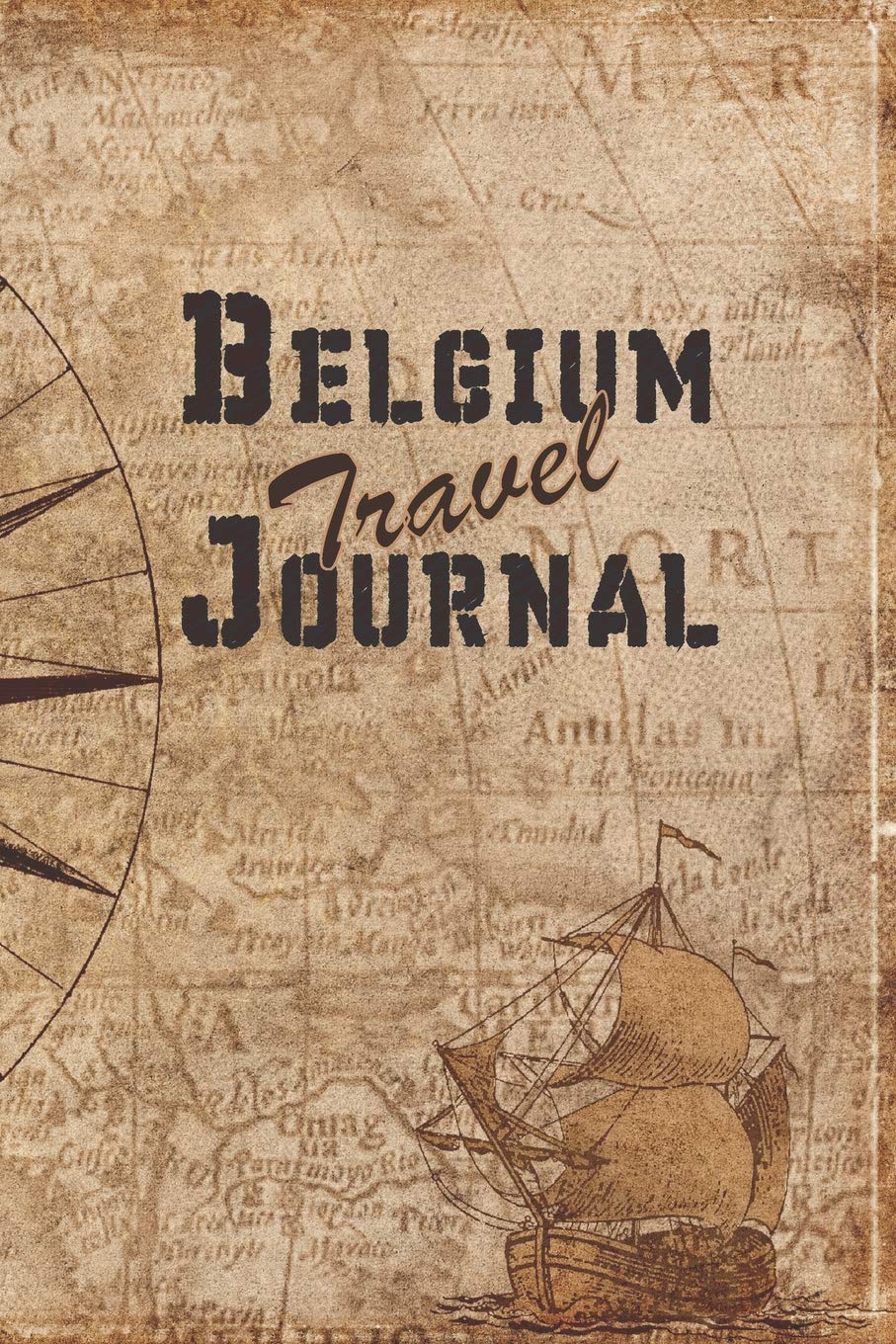 Belgium Travel Journal: 6x9 Travel Notebook with prompts and Checklists perfect gift for your Trip to Belgium for every Traveler