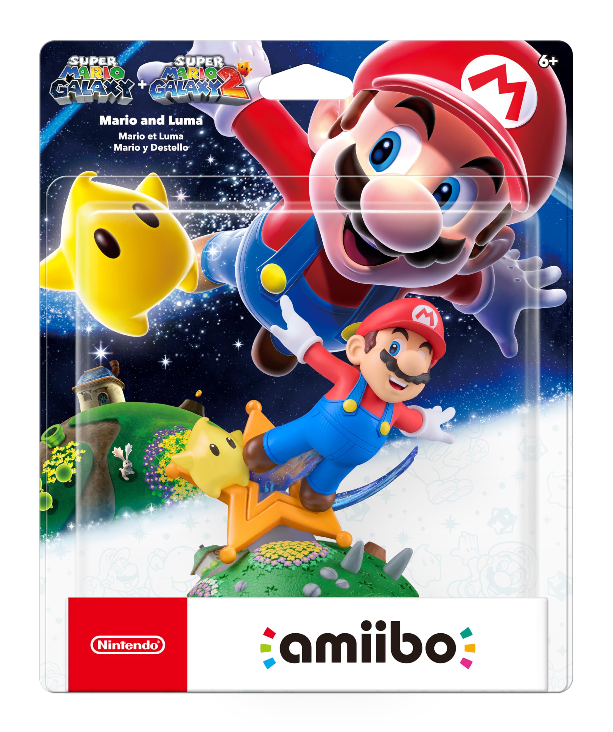 Amazon.com: amiibo- Mario and Luma - Super Mario Galaxy + Super