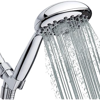 PureAction Luxury Filtered Shower Head with Handheld Hose - Hard Water