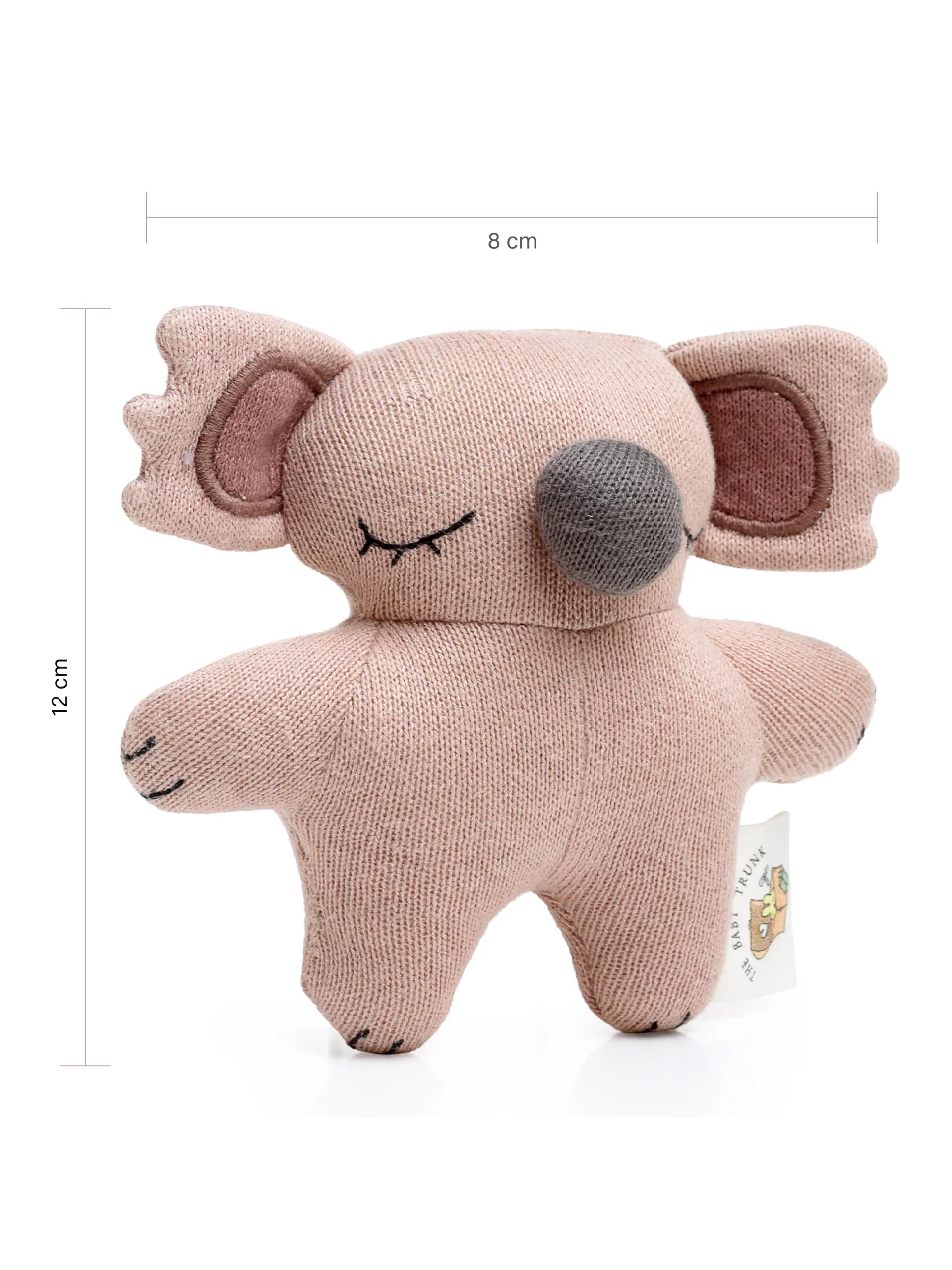 THE BABY TRUNK THE BABY TRUNK Koala Rattle Toy β Soft Plush Baby Rattle | Soft Toy for Infants 1