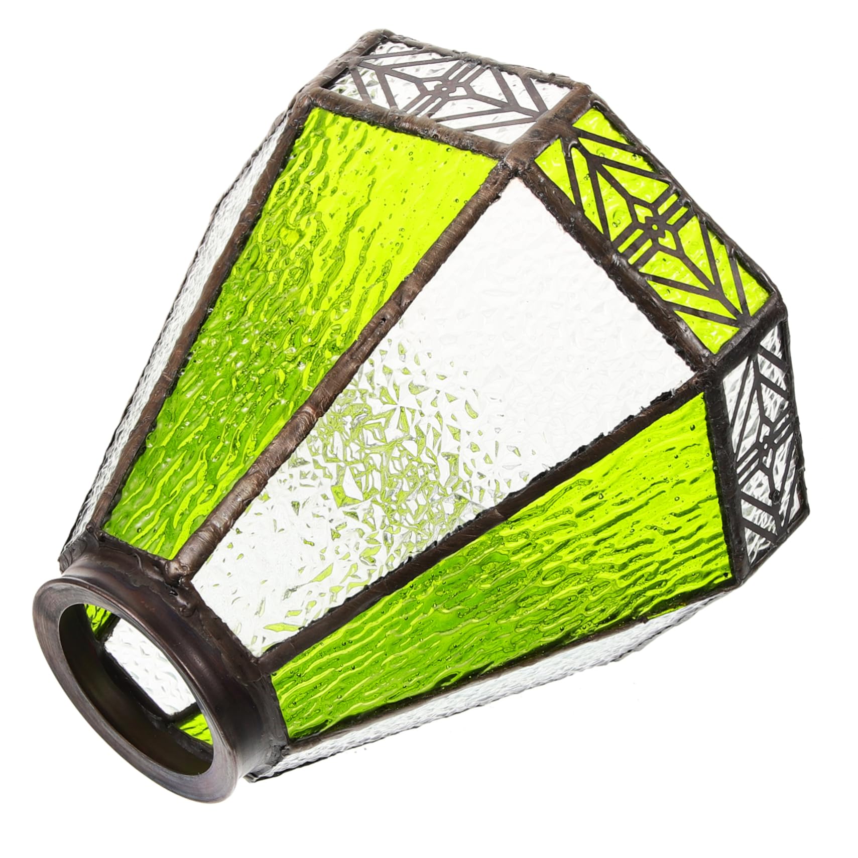 Operitacx Abat Jour Verre pour Suspension Style Méditerranéen Lampe de Remplacement pour Décoration de Restaurant et Bar Compatible avec Lampe de Chevet et Lustre
