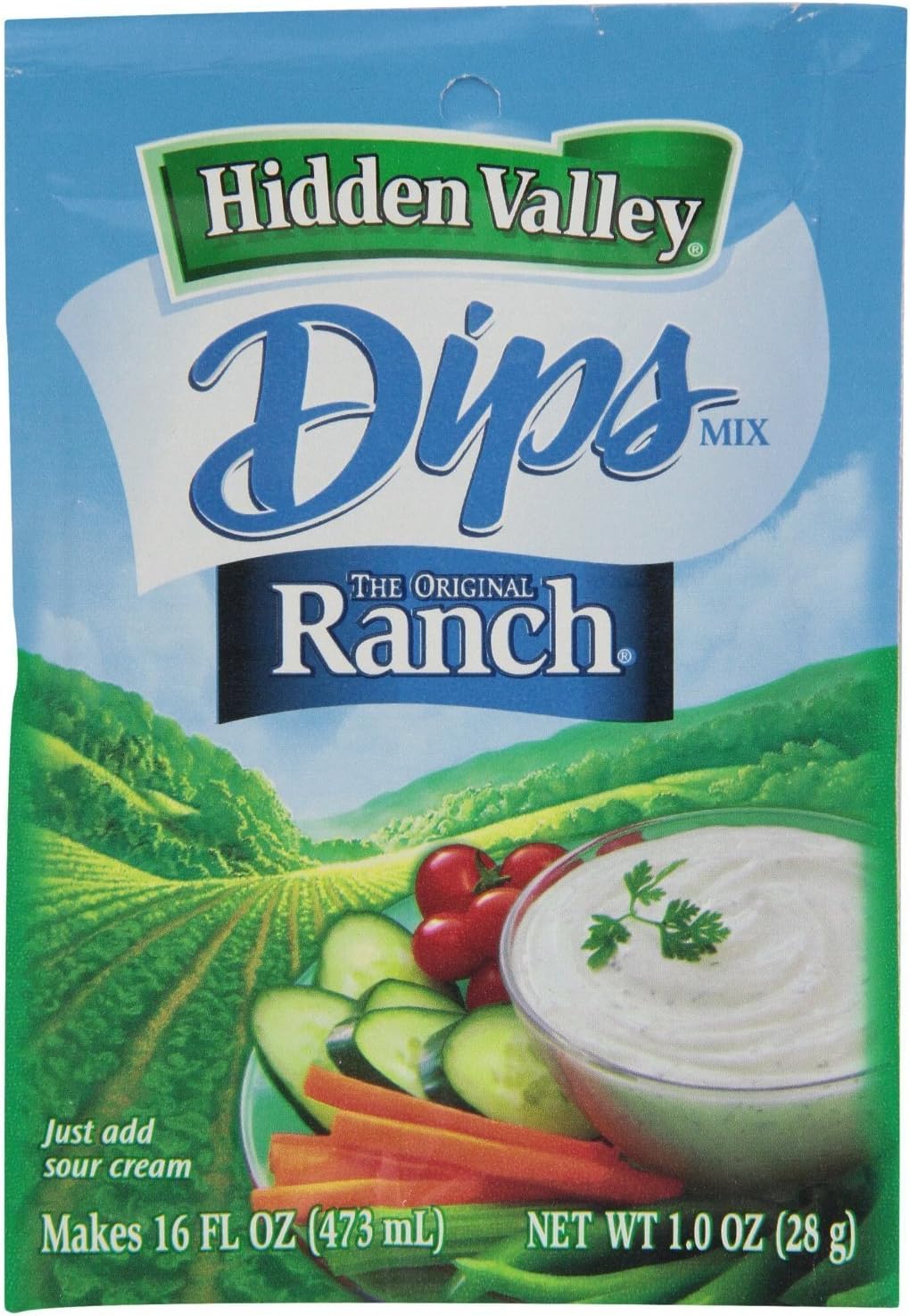 Ranch Dip and Salad Dressing Mix 1oz Packs (Pack of 12) (The Original)