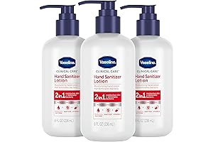 Vaseline Hand Lotion Sanitizer Kills 99.9% of Germs Vitamin E 8 oz