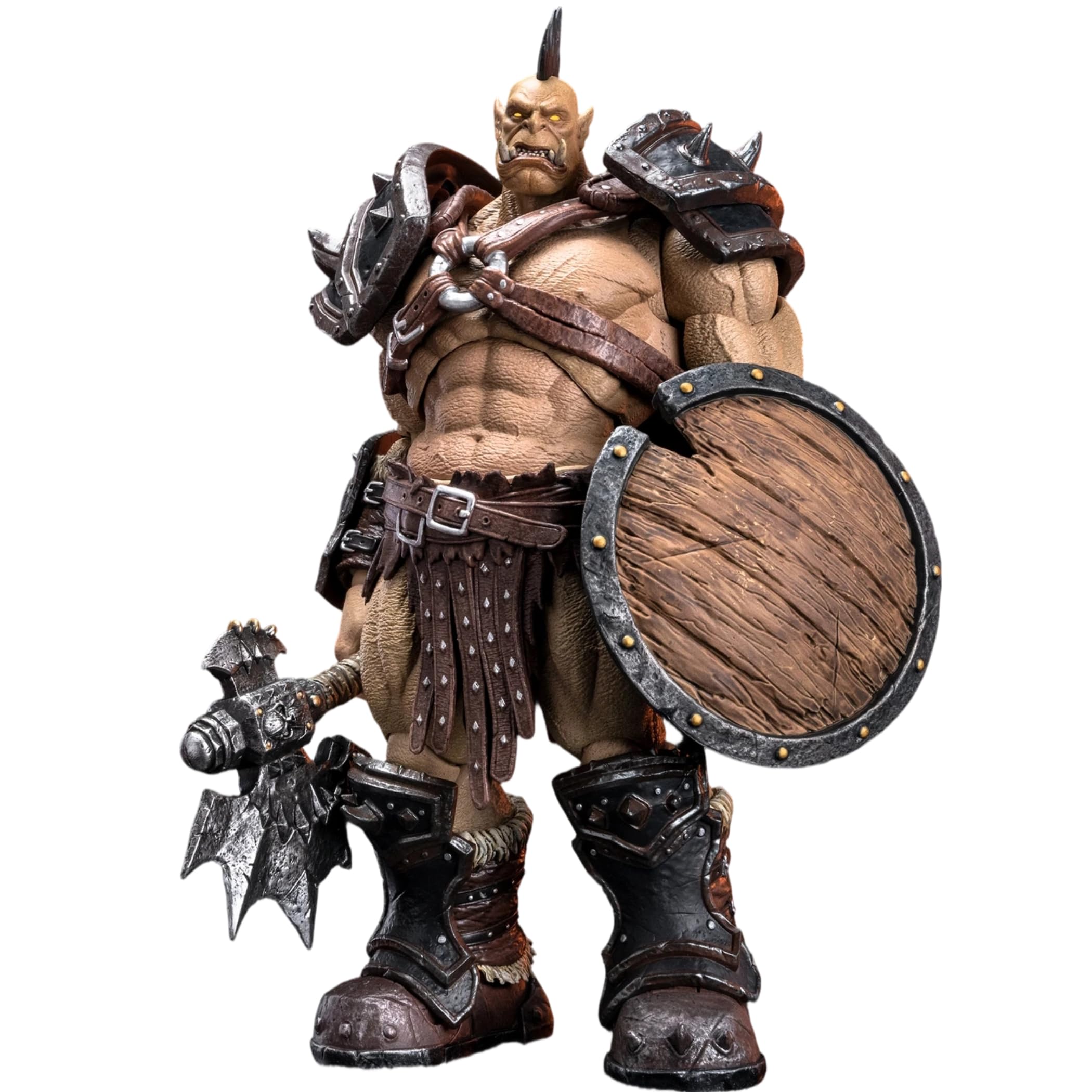 METYTOYZ World of Warcraft 1/12 195mm Goloma the Wilderness Hunter Orc Warrior Action Figure, Orc Mercenary Squad, Highly Articulated Barbarian Gladiator, Collectible Fantasy Figure for Adults