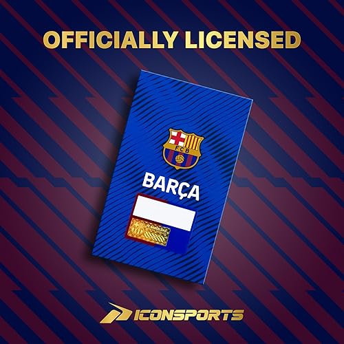 Miniatura 8 de Icon Sports Officially Licensed FC Barcelona Soccer Track Jacket - Unisex Adult - FCB52TJ Wine M Vino,marino,Rojo -,Amarillo,2-marino,Negro