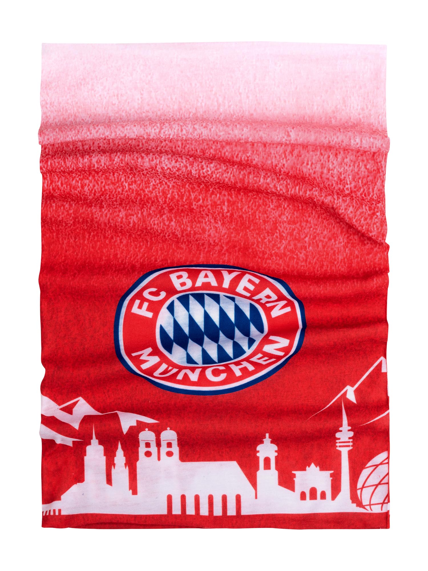 FC Bayern München Scaldacollo multifunzione Monaco Skyline rosso