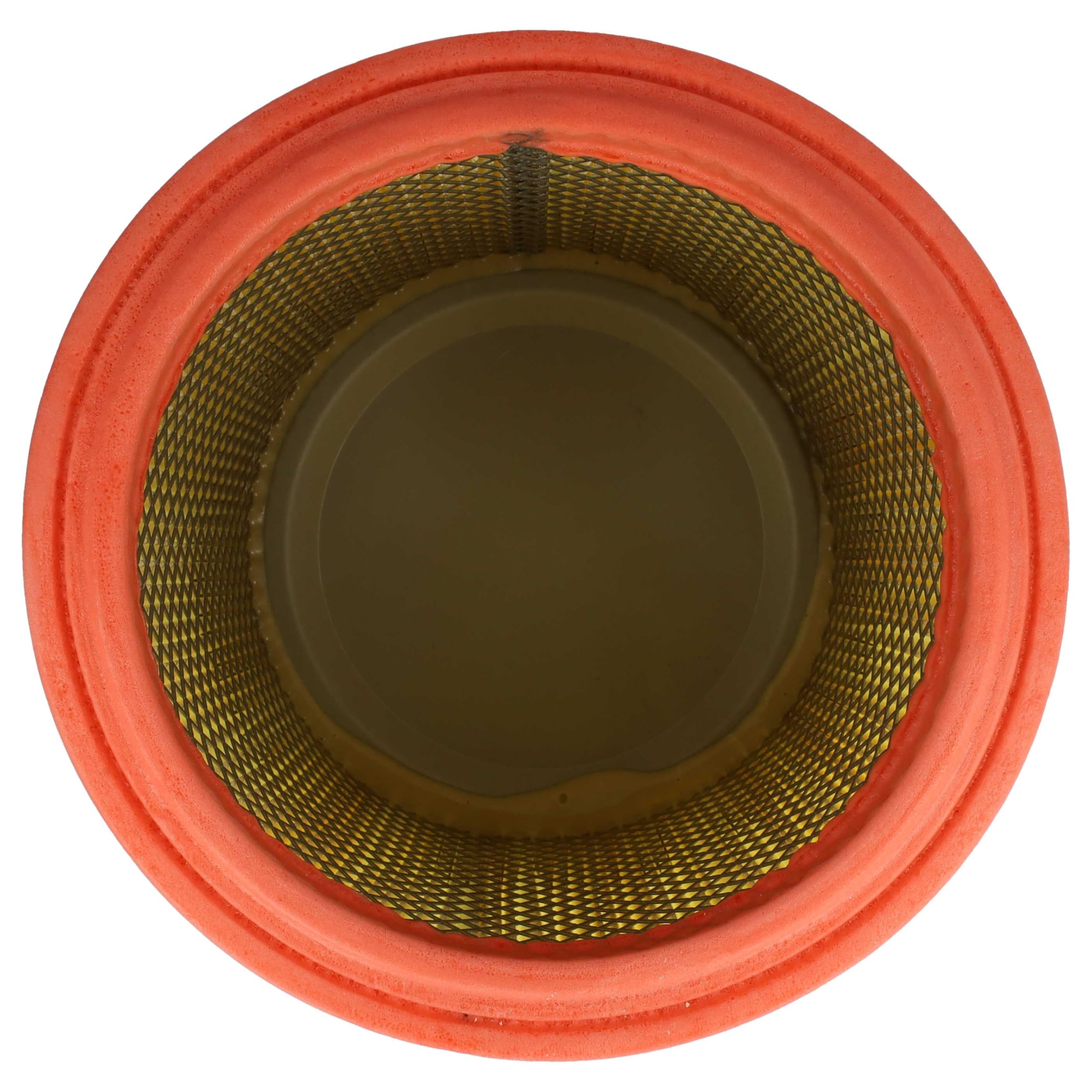 vhbw 4x Filtro plisado reemplaza Rowenta ZR70 para aspiradora - amarillo naranja lavable