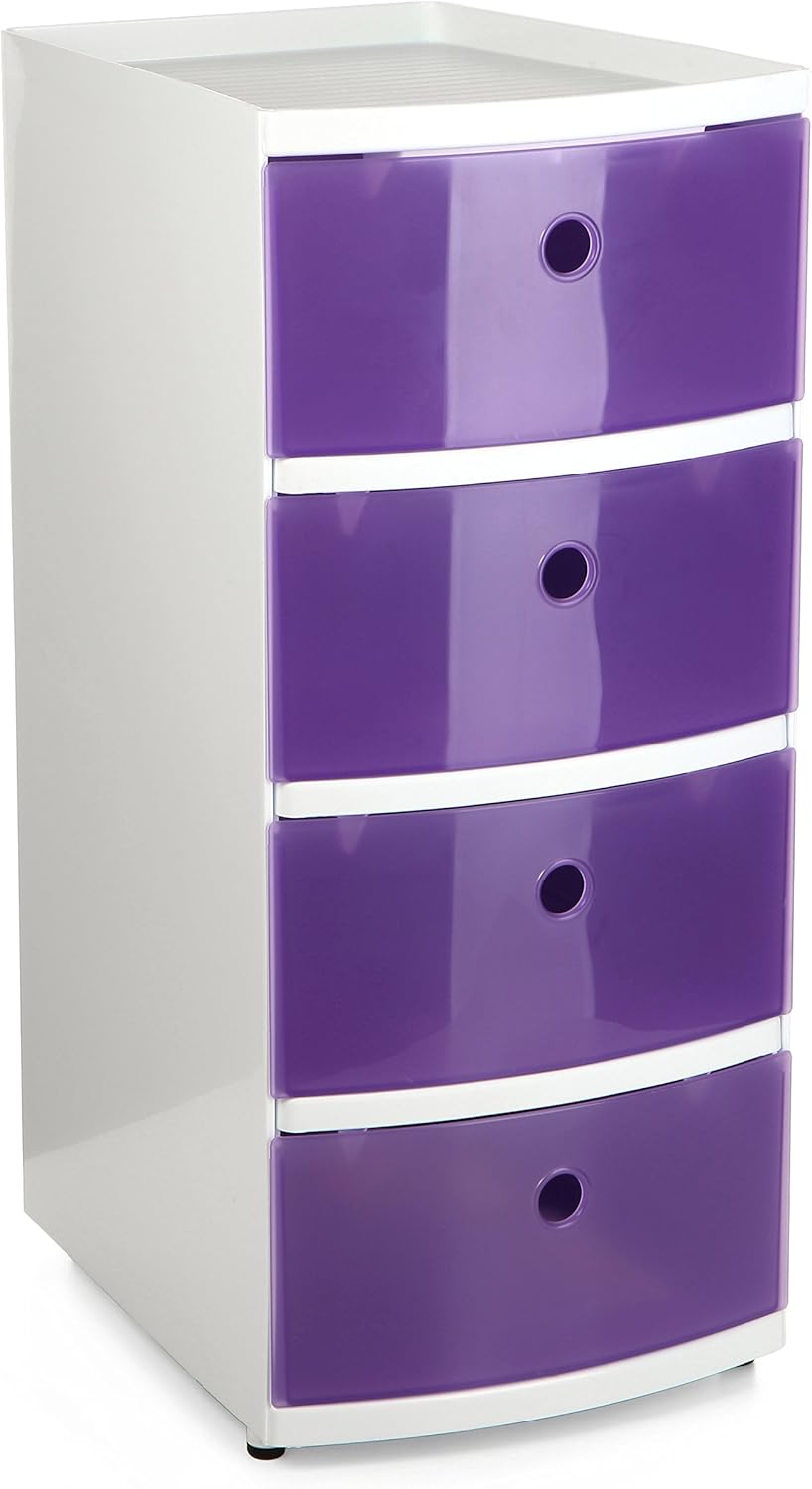 TATAY Storage Tower Home, usone Size, Purple