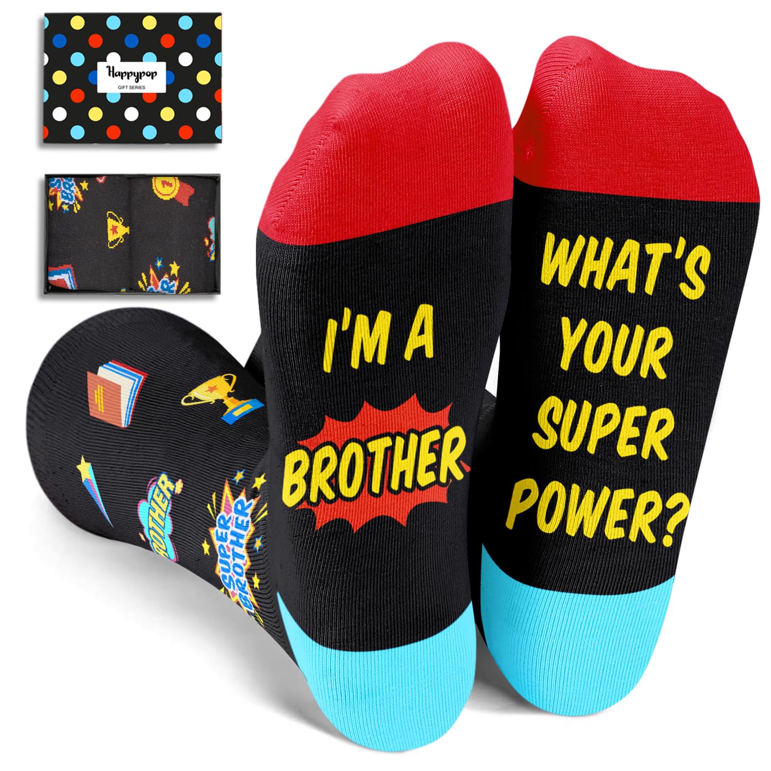 Crazy Socks for Kids - Karate Gifts for Boys, Gifts for Dancers Gymnasts Girls