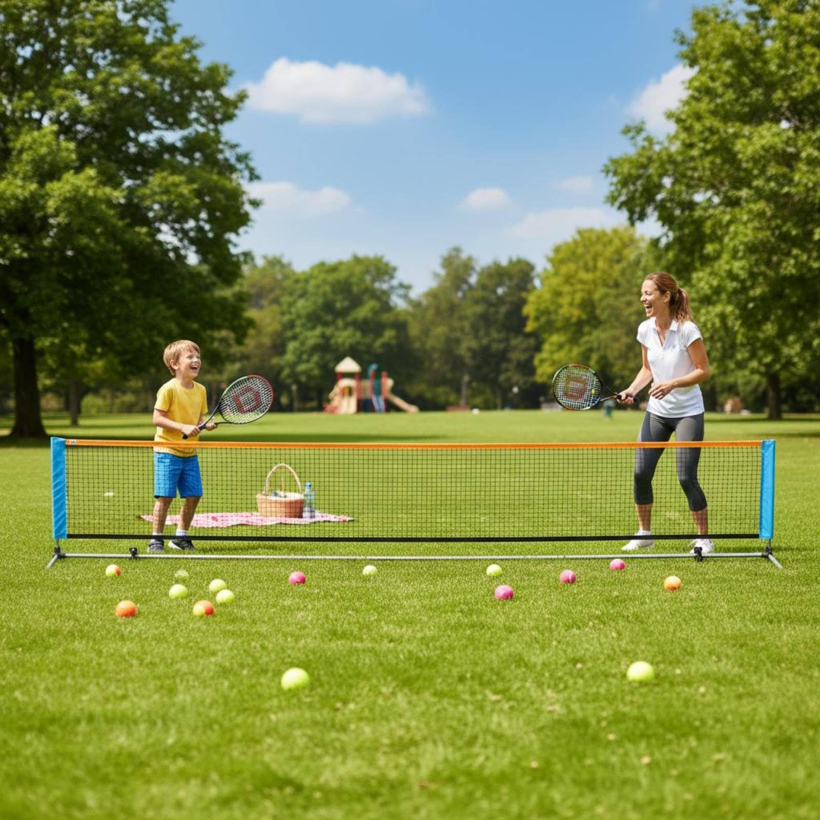 Rete da Badminton Regolabil Tennis Rete