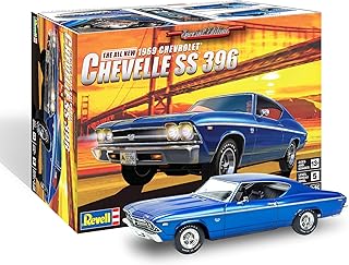 Revell 85-4492 1969 Chevelle SS 396 Model Car Kit 1:25 Scale 125-Piece Skill Level 5 Plastic Model Building Kit Blue