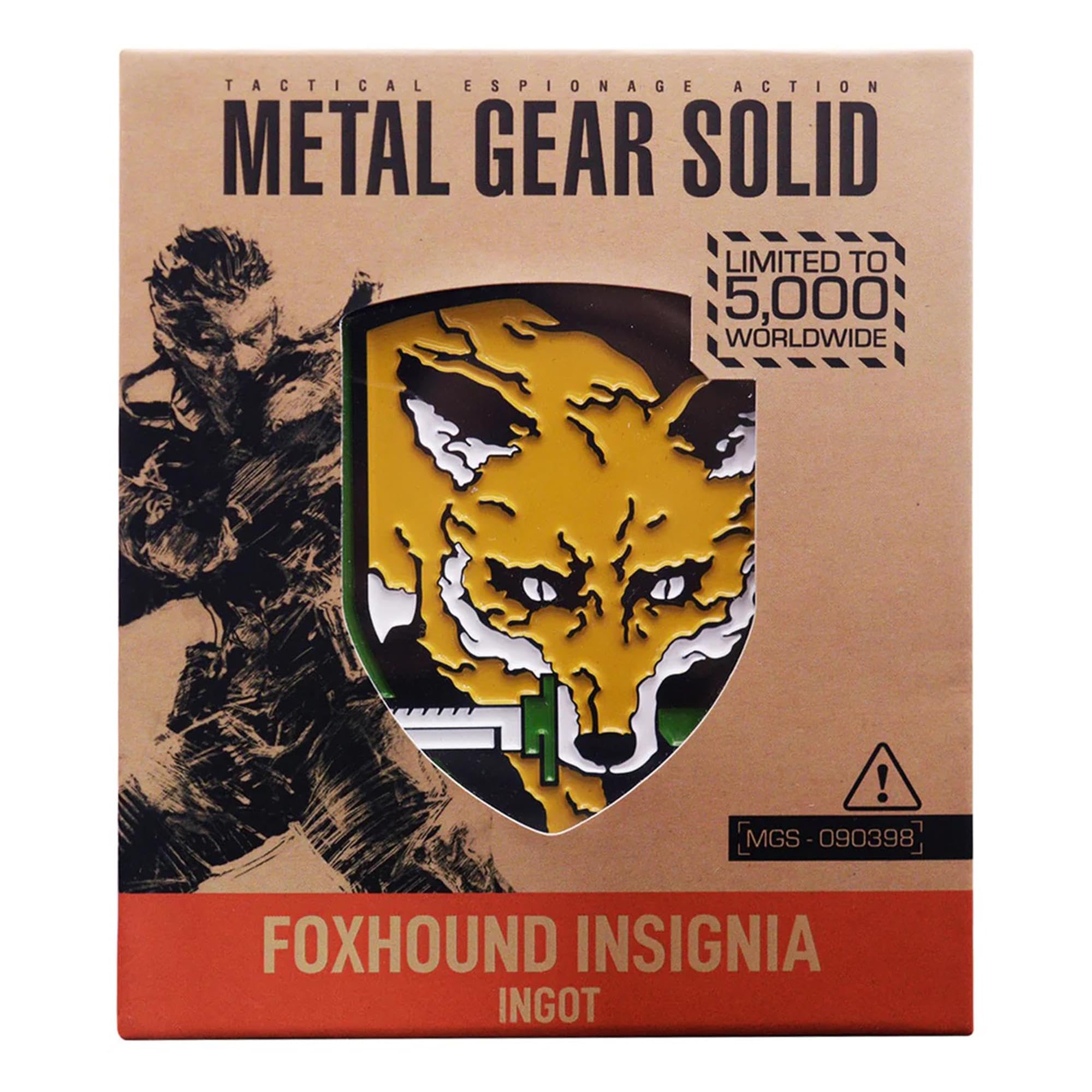Metal Gear Solid FOXHOUND Insignia limitowana edycja sztabka