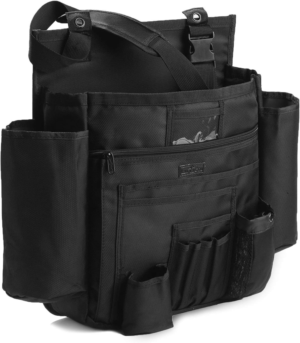 LawPro Adjustable Car Seat Organizer – Quick Carry Strap – Front or Back of Seat Mount – Portable – Durable – Reliable – Affordable – Adjustable – Easy to Use